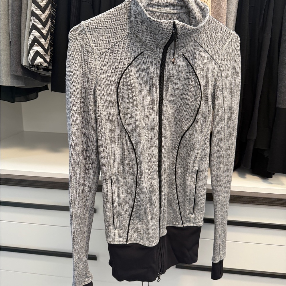 lululemon athletica Gray and Black Sweatshirt